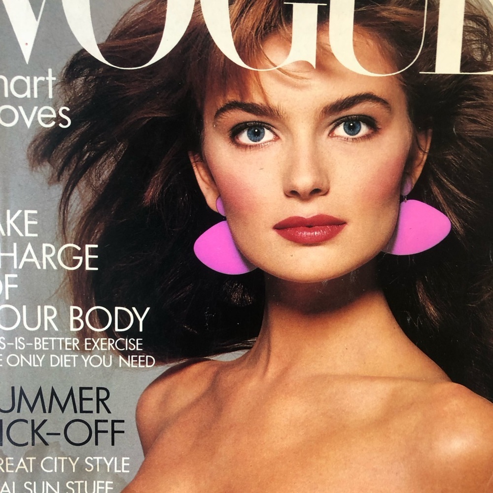 Vogue April 1987 Cover Paulina Porizkova
